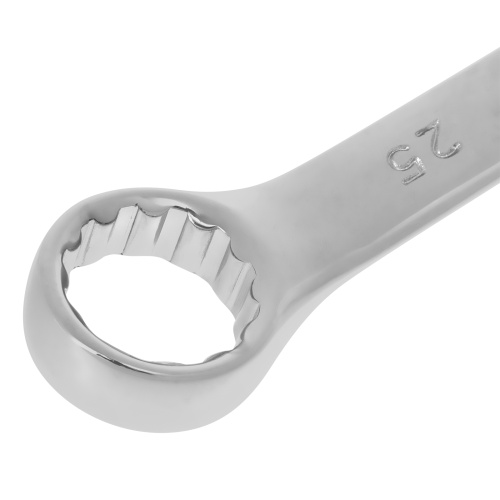 Ключ комбинированный, 25 мм, CrV, полированный хром Matrix по ценам производителя в Челябинске с доставкой по всей России