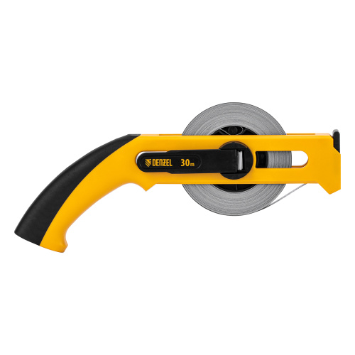 Рулетка геодезическая 30 м х 13 мм, открытый корпус, металлическая лента Denzel по ценам производителя в Челябинске с доставкой по всей России