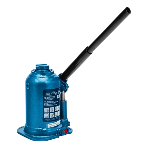Домкрат гидравлический бутылочный телескопический, 6 т, подъем 180-410 мм Stels по ценам производителя в Челябинске с доставкой по всей России