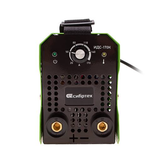 Инверторный аппарат дуговой сварки ИДС-170K, 170 А, ПВ 80%, диаметр электрода 1,6-3,2 мм Сибртех по ценам производителя в Челябинске с доставкой по всей России