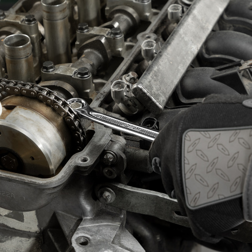 Набор ключей комбинированных 8 шт, 8-19 мм,  антислип Stels по ценам производителя в Челябинске с доставкой по всей России