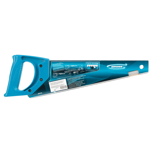Ножовка для работы с ламинатом "Piranha", 360 мм, 15-16 TPI, зуб 2D, каленый зуб, пласт.рук-ка Gross по ценам производителя в Челябинске с доставкой по всей России