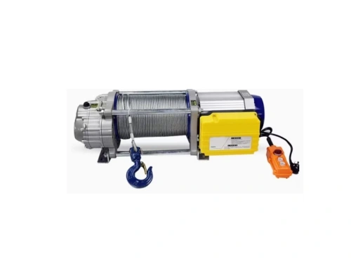 Лебедка электрическая 1000кг 100м с канатом 220В алюминиевый корпус TOR KCD(А) по ценам производителя в Челябинске с доставкой по всей России