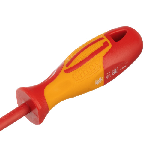 Отвертка диэлектрическая PH1 х 80 мм, CrMo, до 1000 В, двухкомпонентная рукоятка Gross по ценам производителя в Челябинске с доставкой по всей России