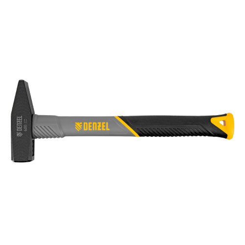 Молоток слесарный, 600 г, кованый, фибергласовая рукоятка c TPR покрытием Denzel по ценам производителя в Челябинске с доставкой по всей России
