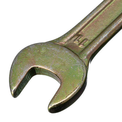 Ключ рожковый, 10 х 11 мм, желтый цинк Сибртех по ценам производителя в Челябинске с доставкой по всей России