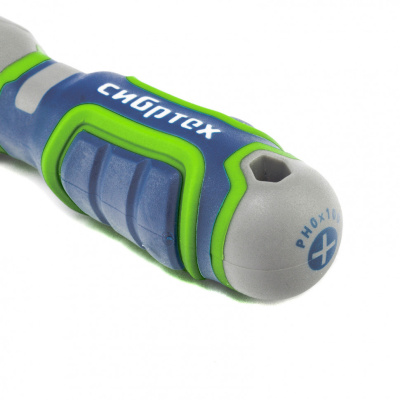 Отвертка PH0 х 100 мм, CrV, четырехкомпонентная рукоятка Сибртех по ценам производителя в Челябинске с доставкой по всей России