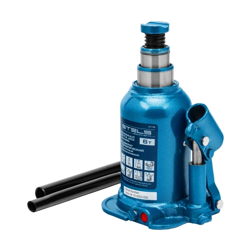 Домкрат гидравлический бутылочный телескопический, 6 т, подъем 180-410 мм Stels по ценам производителя в Челябинске с доставкой по всей России