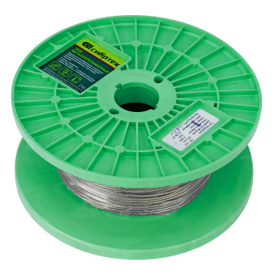 Трос металлополимерный прозрачный ПР-2.0, толщина 2.0 мм, катушка 200 метров Сибртех по ценам производителя в Челябинске с доставкой по всей России