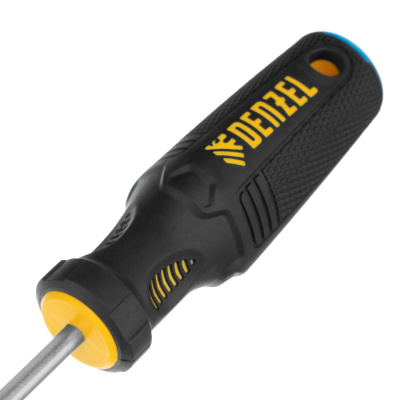 Отвертка SL5x150 мм, CrV, трехкомпонентная рукоятка Denzel по ценам производителя в Челябинске с доставкой по всей России