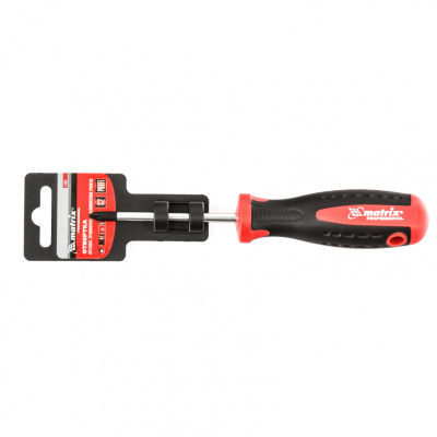 Отвертка Profi, PZ1 x 75 мм, S2, двухкомпонентная рукоятка Matrix по ценам производителя в Челябинске с доставкой по всей России