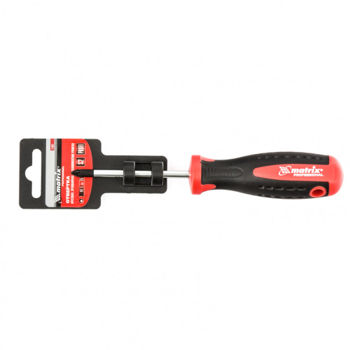 Отвертка Profi, PZ1 x 75 мм, S2, двухкомпонентная рукоятка Matrix по ценам производителя в Челябинске с доставкой по всей России