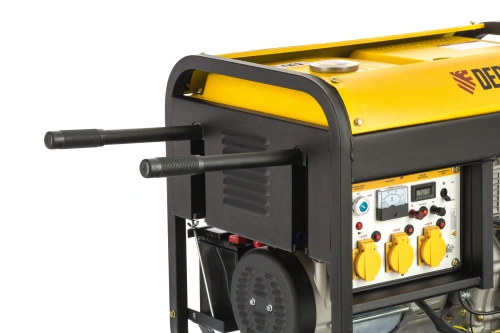 Генератор дизельный DD6300Е, 5.0 кВт, 220 В/50 Гц, 15 л, электростартер Denzel по ценам производителя в Челябинске с доставкой по всей России