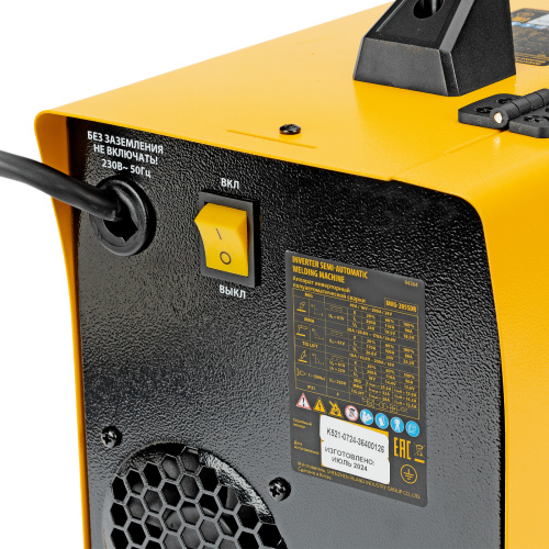 Аппарат инвертор. полуавтомат. cварки IMIG-185SDR, 180 А, ПВ 60%, катушка 5 кг Denzel по ценам производителя в Челябинске с доставкой по всей России