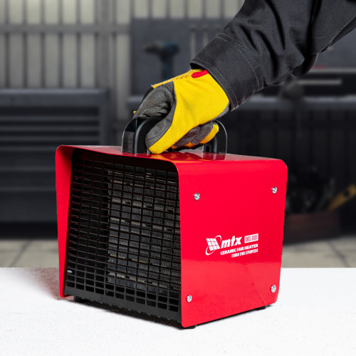 Тепловая пушка керамическая SHCL-3000, квадратная, 230 В, 480 м3/ч, 1/3 кВт MTX по ценам производителя в Челябинске с доставкой по всей России