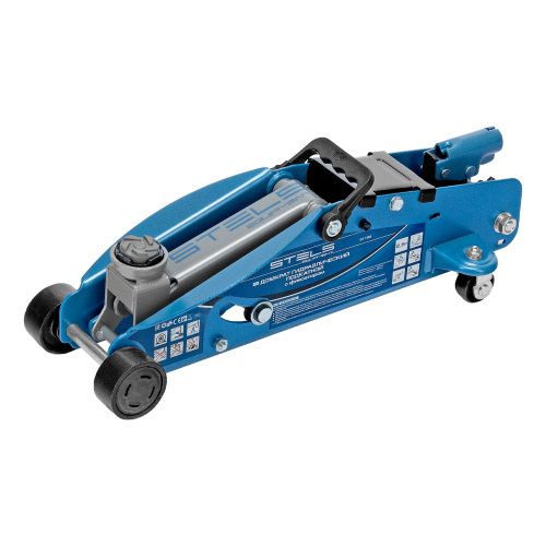 Домкрат гидравлический подкатной 2.5 т, с фиксатором, Safety Pin, 140-385 мм Stels по ценам производителя в Челябинске с доставкой по всей России