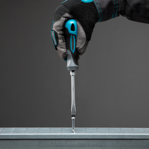 Отвертка SL6.5 x 100 мм, S2, трехкомпонентная рукоятка Gross по ценам производителя в Челябинске с доставкой по всей России