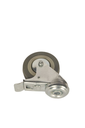 Колесо аппаратное поворотное SChgb 93 75 мм под болт с тормозом (F) по ценам производителя в Челябинске с доставкой по всей России