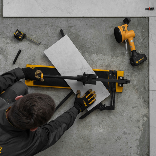 Плиткорез рельсовый 600х16мм, каретка на подш., стальная станина, усил. рукоятка-пенал Denzel по ценам производителя в Челябинске с доставкой по всей России