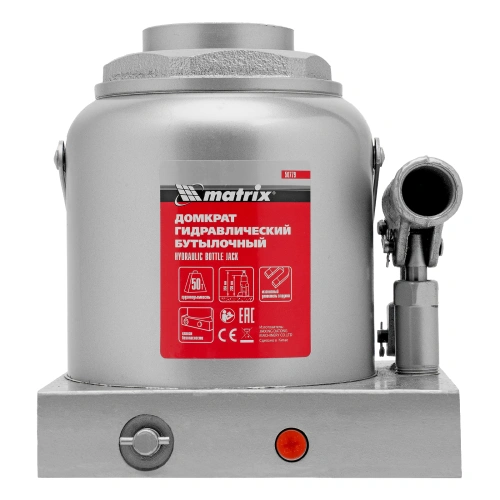 Домкрат гидравлический бутылочный, 50 т, h подъема 236-356 мм Matrix по ценам производителя в Челябинске с доставкой по всей России