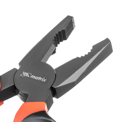 Плоскогубцы комбинированные Black Nickel, 200 мм, двухкомпонентные рукоятки Matrix по ценам производителя в Челябинске с доставкой по всей России