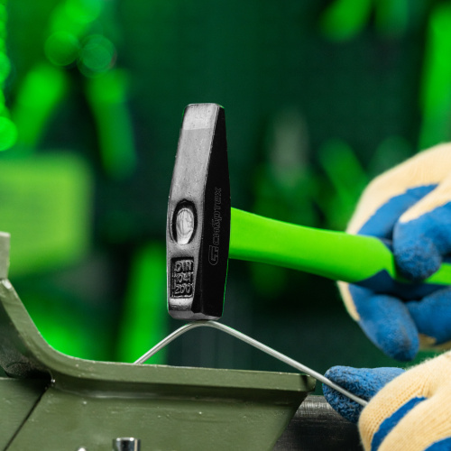 Молоток слесарный, 200 г, фибергласовая обрезиненная рукоятка Сибртех по ценам производителя в Челябинске с доставкой по всей России