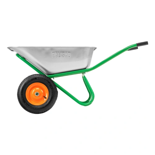 Тачка садово-строительная, 2-х колесная, усиленная, грузоподъемность 320 кг, объем 100 л Palisad по ценам производителя в Челябинске с доставкой по всей России