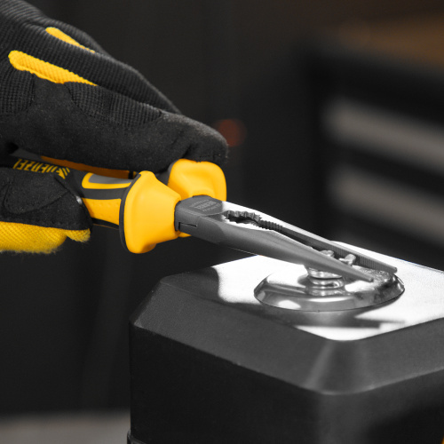 Длинногубцы прямые 205 мм, трехкомпонентные рукоятки Denzel по ценам производителя в Челябинске с доставкой по всей России