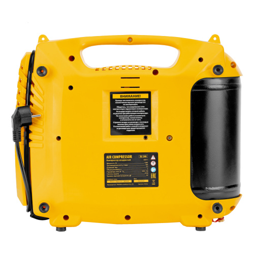 Компрессор воздушный DL1300, 10 бар, 1,3 кВт 180 л/мин 5 л, с набором аксессуаров Denzel по ценам производителя в Челябинске с доставкой по всей России