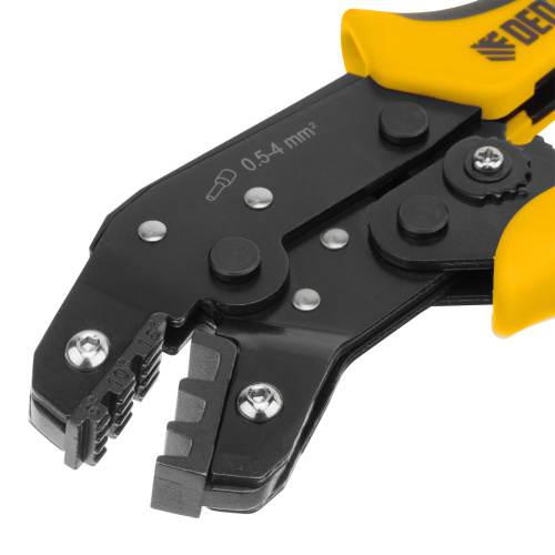 Клещи для обжима наконечников штыревых НШВ, НШВИ, НШВИ-2, 6-16 мм2 Denzel по ценам производителя в Челябинске с доставкой по всей России