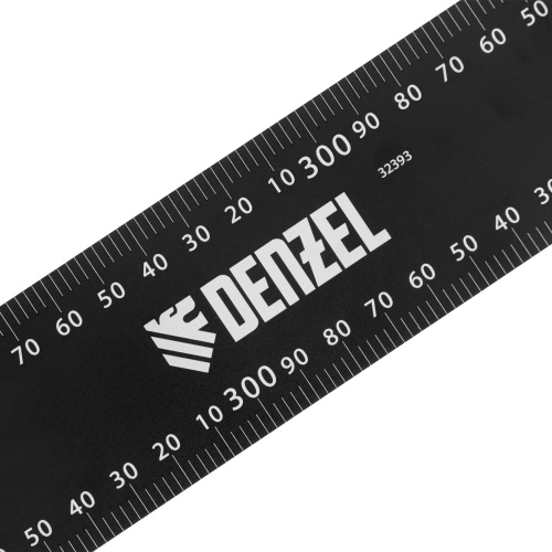 Угольник, 400 х 600 мм, алюминиевый, лазерная гравировка Denzel по ценам производителя в Челябинске с доставкой по всей России