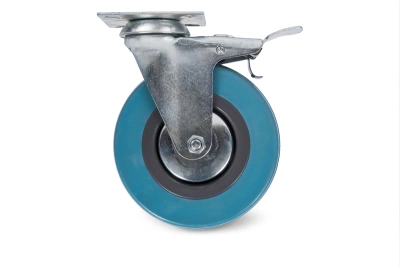 Колесо аппаратное поворотное SCgb 55 125 мм с тормозом (F) по ценам производителя в Челябинске с доставкой по всей России