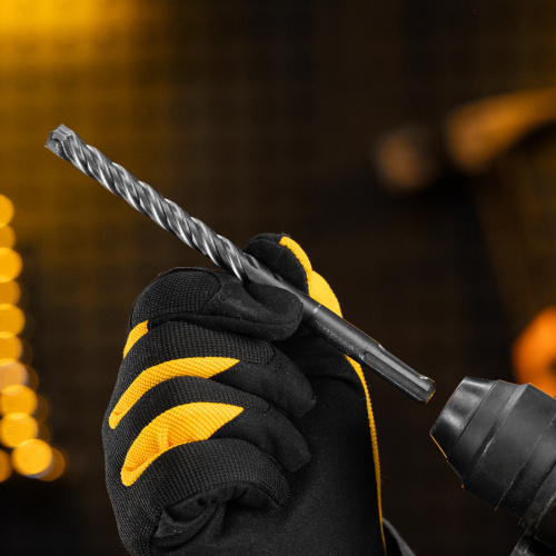 Бур по бетону, цельная крестовая пластина, 10x165 мм, SDS PLUS Denzel по ценам производителя в Челябинске с доставкой по всей России