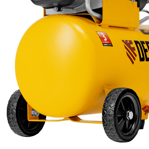 Компрессор воздушный DLC1300/24 безмасляный 1.3 кВт, 24 литра, 206 л/мин Denzel по ценам производителя в Челябинске с доставкой по всей России