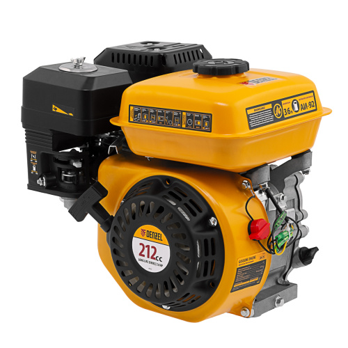 Двигатель бензиновый RX-17K, 7 л.с., 212 см3, горизонтальный вал шпонка 19 мм Denzel по ценам производителя в Челябинске с доставкой по всей России