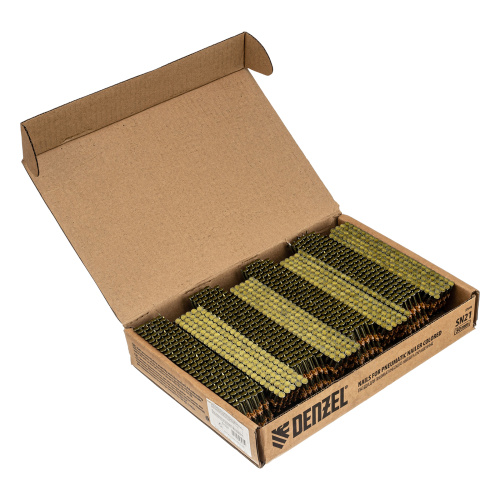 Гвозди для пнев. нейлера (крашен.) длина - 50 мм, диам. - 2,9 мм, 2000 шт. Denzel по ценам производителя в Челябинске с доставкой по всей России