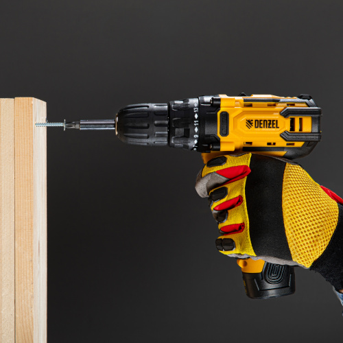 Дрель-шуруповерт аккумуляторная CDL-12CB, Li-Ion, 12 В, 1 акк. Denzel по ценам производителя в Челябинске с доставкой по всей России