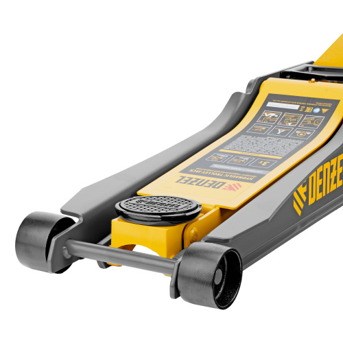 Домкрат гидравлический подкатной, 3 т, 85-610 мм, быстрый подъем, низ. подхват, проф, SUV Denzel по ценам производителя в Челябинске с доставкой по всей России