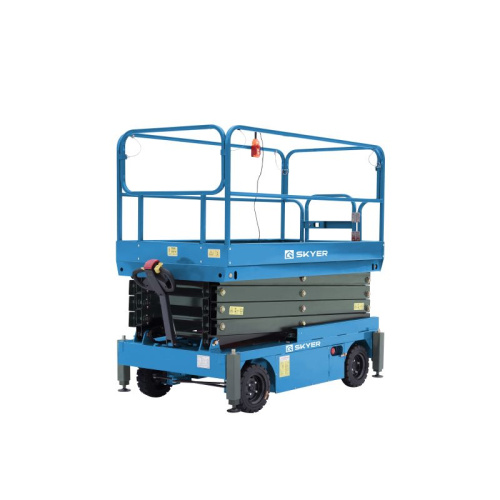 Подъемник самоходный электрический ножничный ведомый SKYER SPF1105 по ценам производителя в Челябинске с доставкой по всей России
