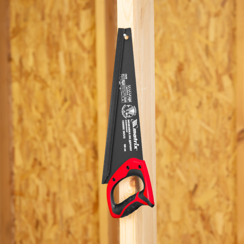 Ножовка по дереву, 400 мм, 7-8 TPI, зуб-3D, каленый зуб, тефлоновое покрытие полотна, двухкомпонентная рукоятка Matrix по ценам производителя в Челябинске с доставкой по всей России