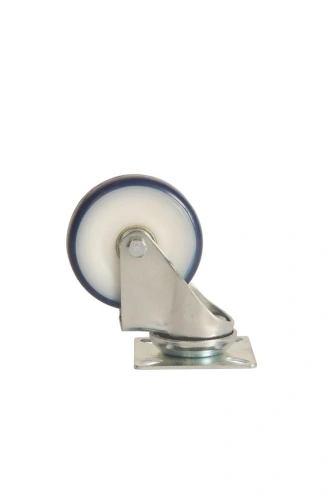 Колесо аппаратное поворотное SCv 92 75 мм (синяя резина) по ценам производителя в Челябинске с доставкой по всей России