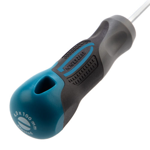 Отвертка SL4 x 100 мм, S2, трехкомпонентная рукоятка Gross по ценам производителя в Челябинске с доставкой по всей России