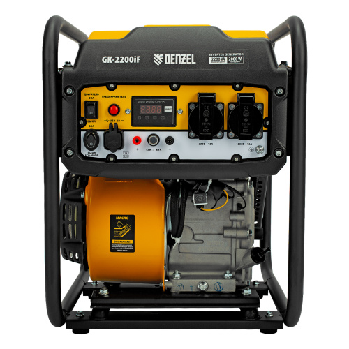 Генератор инверторный GK-2200iF, 2,2 кВт, 230 В, ручной старт DENZEL по ценам производителя в Челябинске с доставкой по всей России