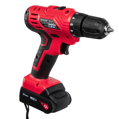 Дрель-шуруповерт аккумуляторная MCDL-12-02, Li-Ion, 12 В, 2 акк. MTX по ценам производителя в Челябинске с доставкой по всей России