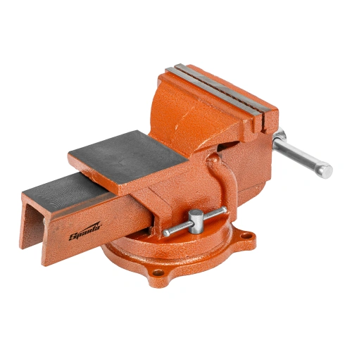 Тиски слесарные, 150 мм, поворотные, с наковальней Sparta по ценам производителя в Челябинске с доставкой по всей России