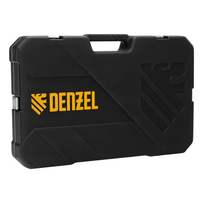 Набор инструментов, 1/2", 3/8", 1/4", CrV, S2, пластиковый кейс, 232 предмета Denzel по ценам производителя в Челябинске с доставкой по всей России