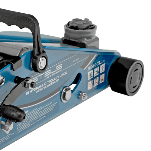 Домкрат гидравлический подкатной с фиксатором, 2.5 т, Safety Pin, 140-385 мм, в кейсе Stels по ценам производителя в Челябинске с доставкой по всей России