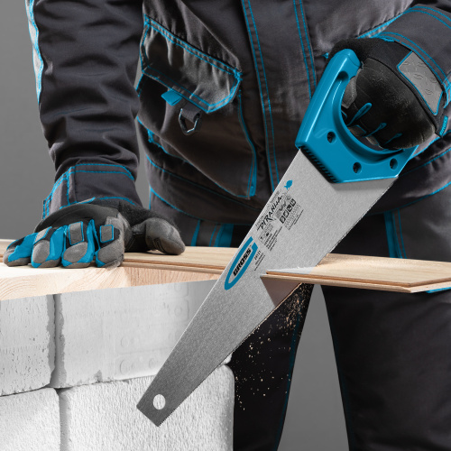 Ножовка для работы с ламинатом "Piranha", 360 мм, 15-16 TPI, зуб 2D, каленый зуб, пласт.рук-ка Gross по ценам производителя в Челябинске с доставкой по всей России