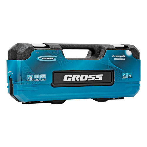 Набор инструментов, 1/2", CrV, 120 зубьев, 24 предмета Gross по ценам производителя в Челябинске с доставкой по всей России