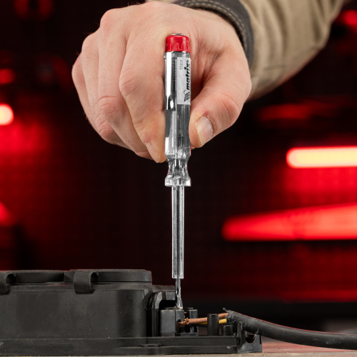 Набор диэлектрических отверток 7 шт, до 1000 В, пробник электрический до 250 В, двухкомпонентные рукоятки Matrix Professional по ценам производителя в Челябинске с доставкой по всей России